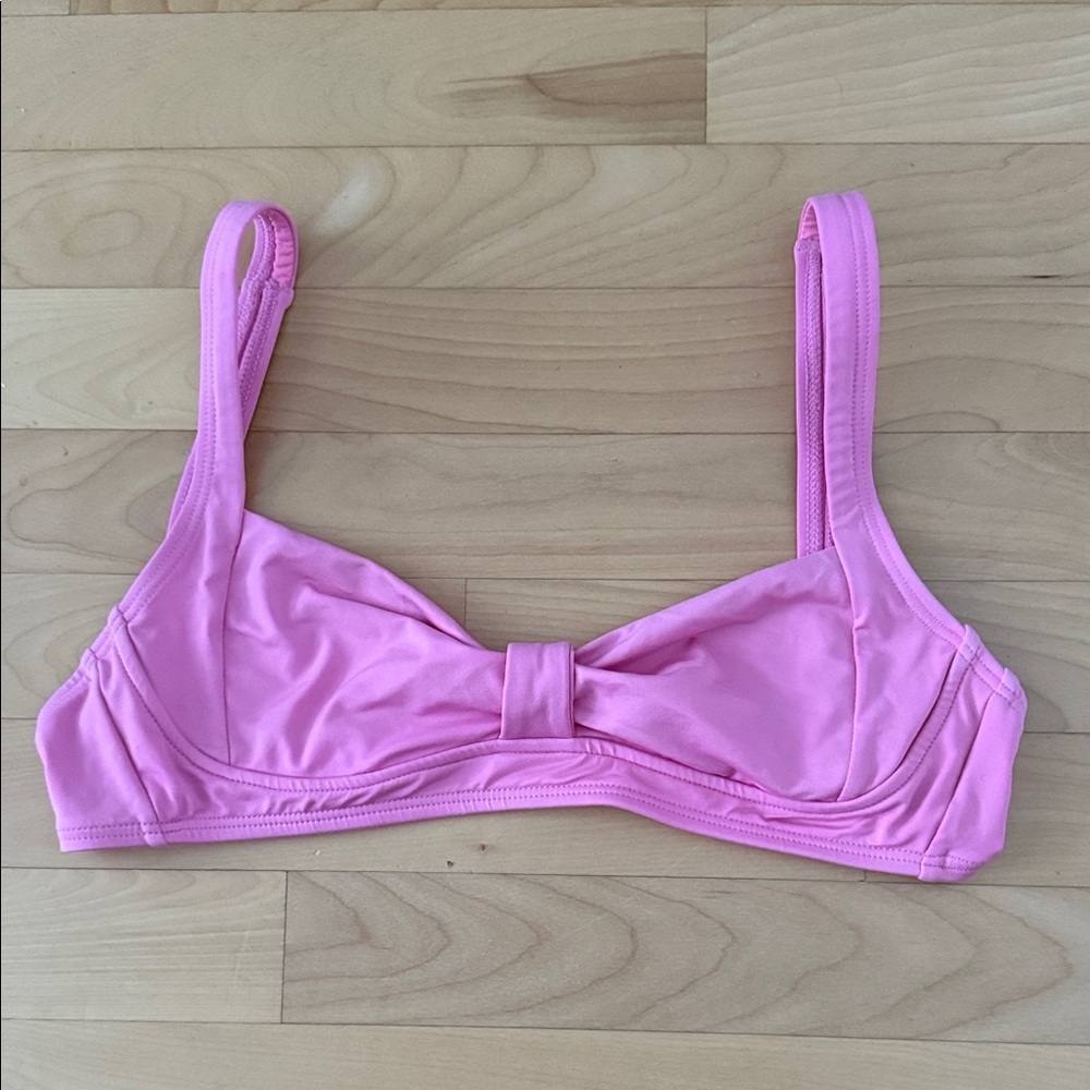 Kate Spade Pink Bow Bikini Top